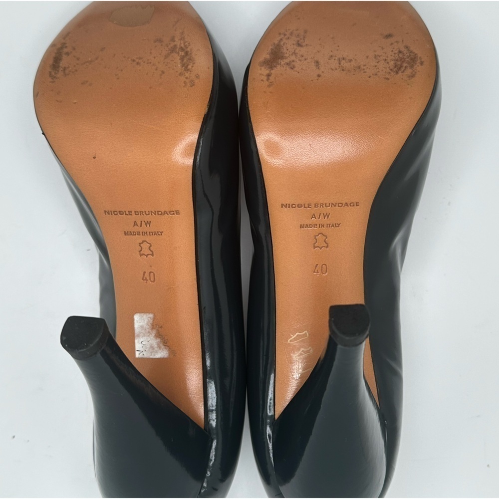 Nicole Brundage peep toe pump size 40EU - Picture 6 of 16